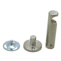 Gardinenstange 16 mm, 1-lfg. mit Endkugel, Wandbefestigung 140 cm