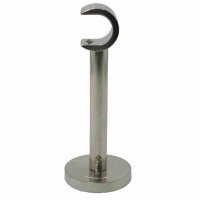 Gardinenstange 20 mm Endkappe einläufig Wandbefestigung, 160 cm