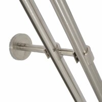 Gardinenstange 20 mm Endkappe zweiläufig Wandbefestigung, 160 cm