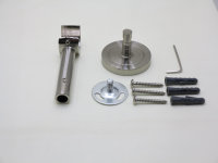 Gardinenstange 20 mm Endkappe einläufig Deckenbefestigung 280 cm