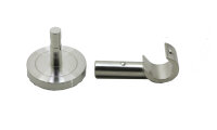 Gardinenstange 20 mm Endkappe einläufig Deckenbefestigung 360 cm